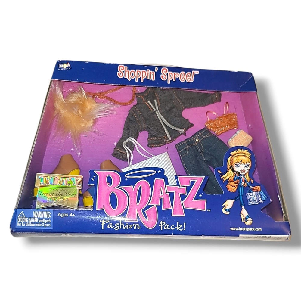 NOS 2003 Bratz Shoppin Spree Fashion Pack MGA Doll Clothes Outfit Sealed